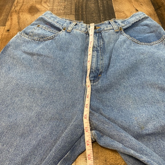Russ Original Sport Co. Women’s Size 12  Classic Blue Denim Jeans Wide Leg - Picture 7 of 13